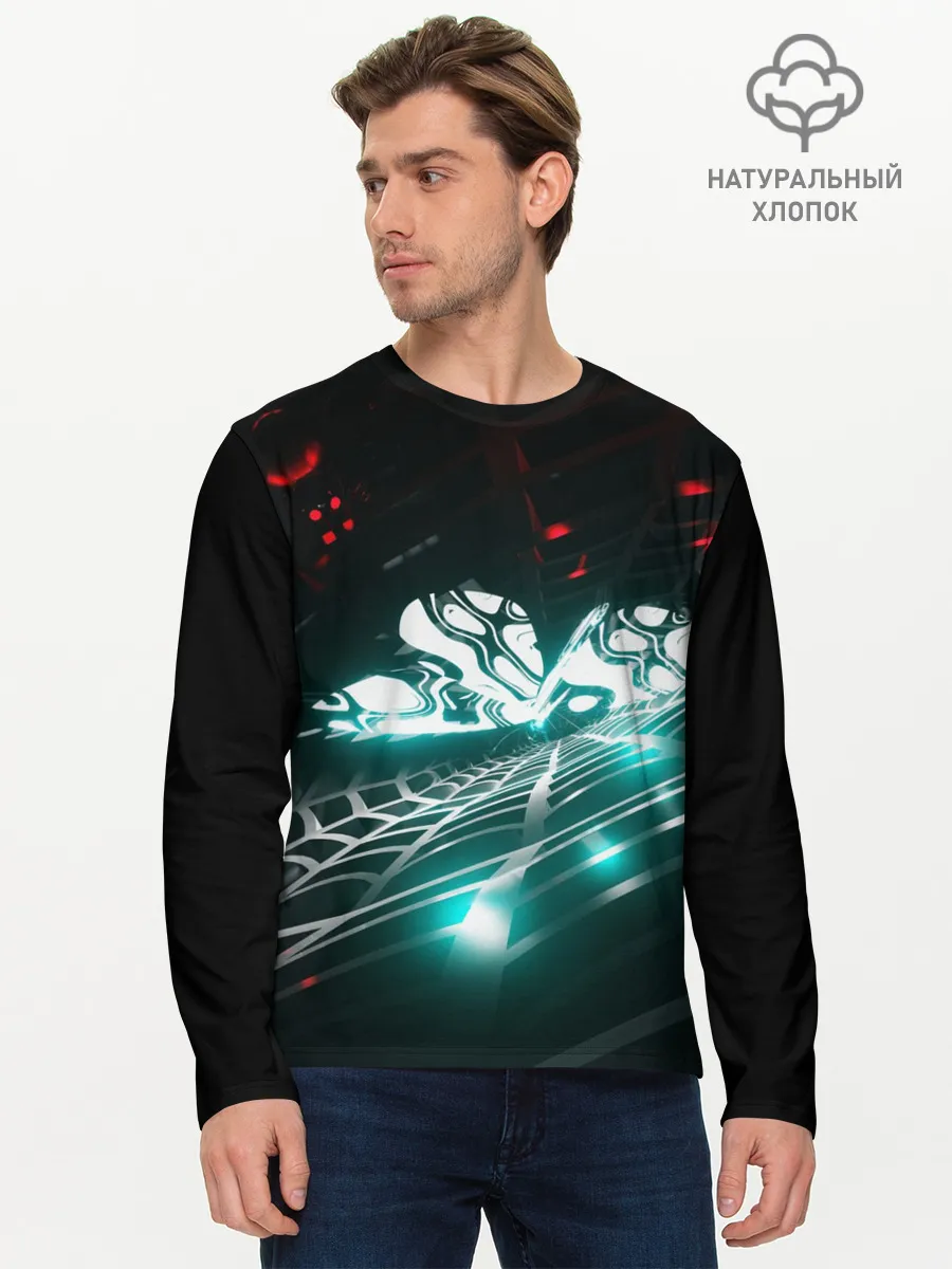 Мужской лонгслив базовый / Кибератака