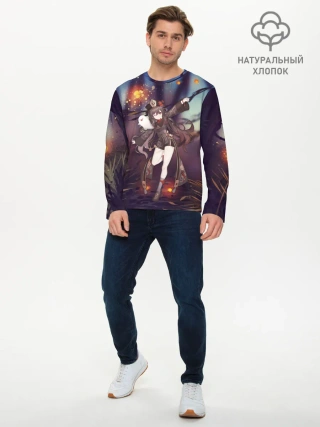 Мужской лонгслив базовый / Ху Тао