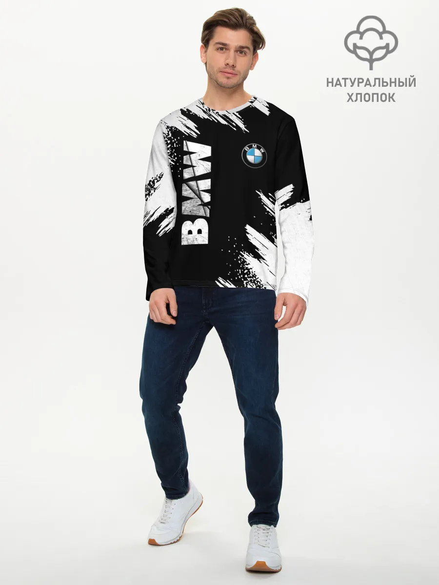 Мужской лонгслив базовый / BMW GRUNGE | БМВ ГРАНЖ