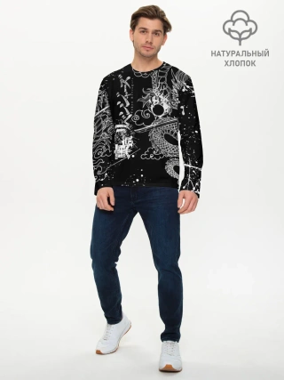 Мужской лонгслив базовый / ТОКИЙСКИЕ МСТИТЕЛИ / TOKYO REVENGERS ДРАКОН