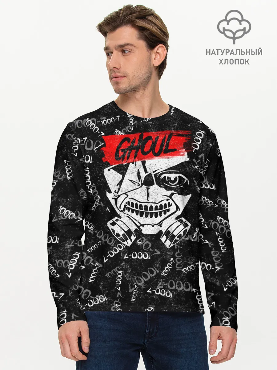 Мужской лонгслив базовый / KANEKI GHOUL