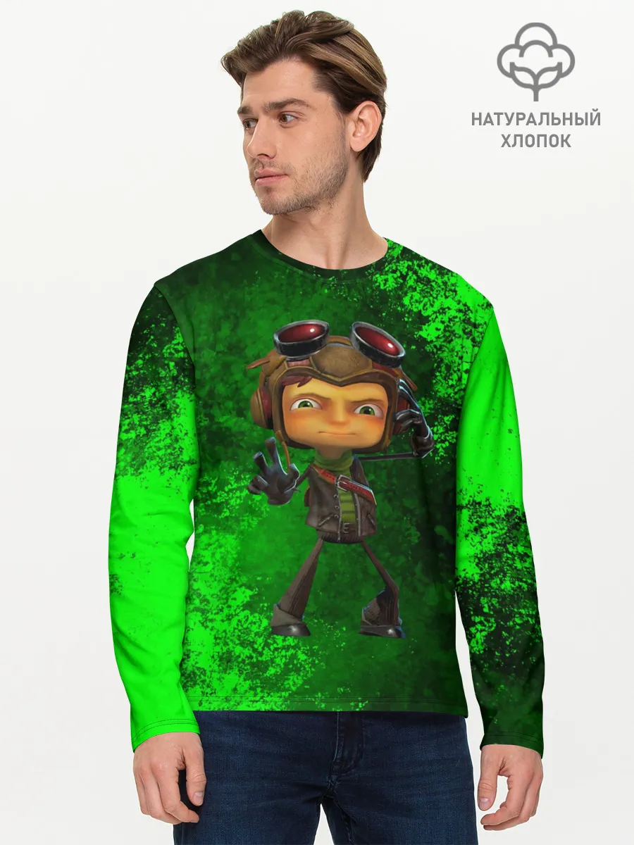 Мужской лонгслив базовый / Psychonauts 2 | Распутин