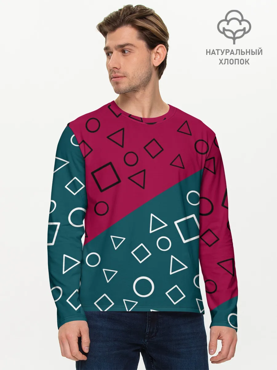 Мужской лонгслив базовый / Игра в кальмара