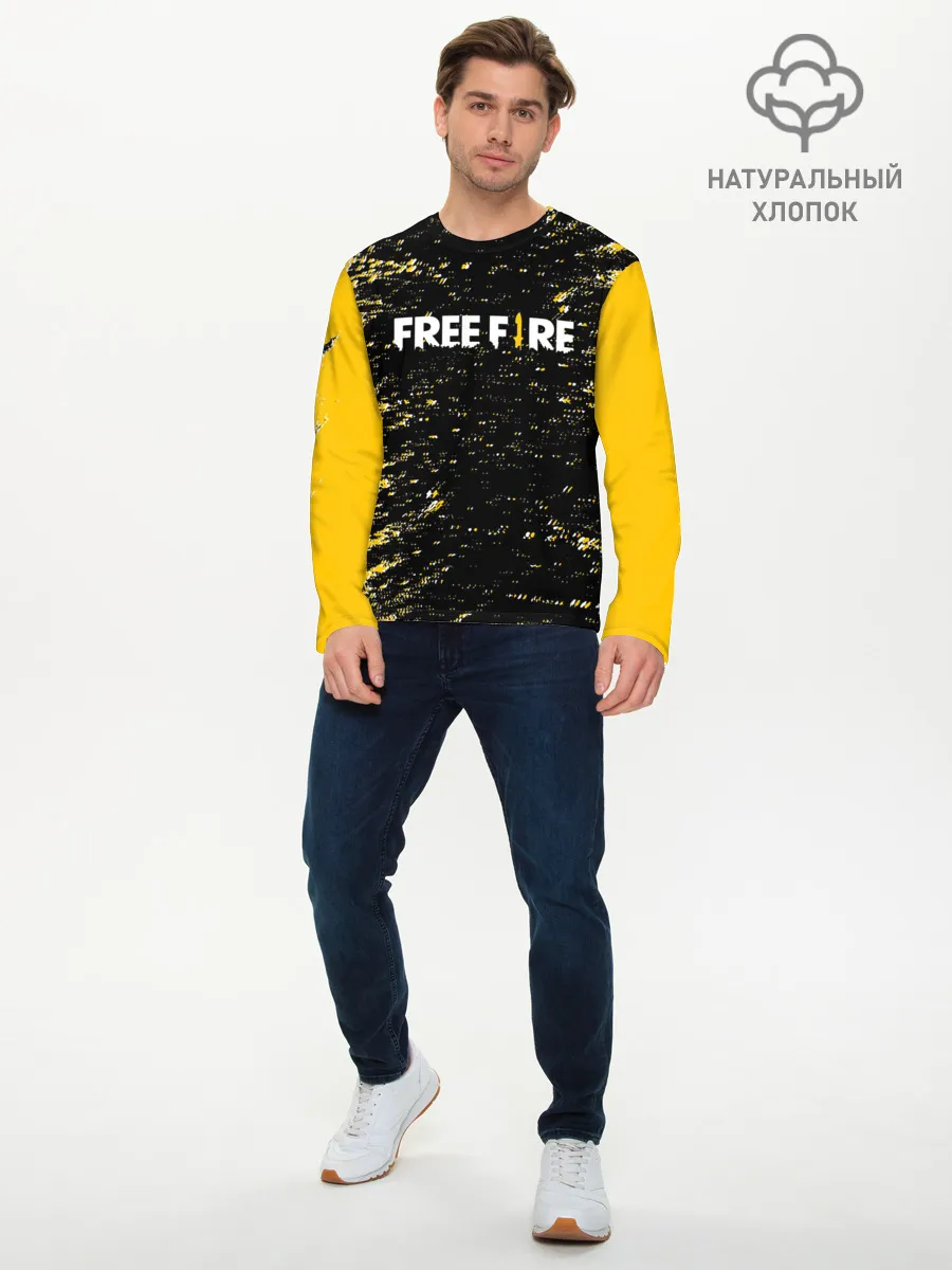 Мужской лонгслив базовый / Garena Free Fire - День Booyah.