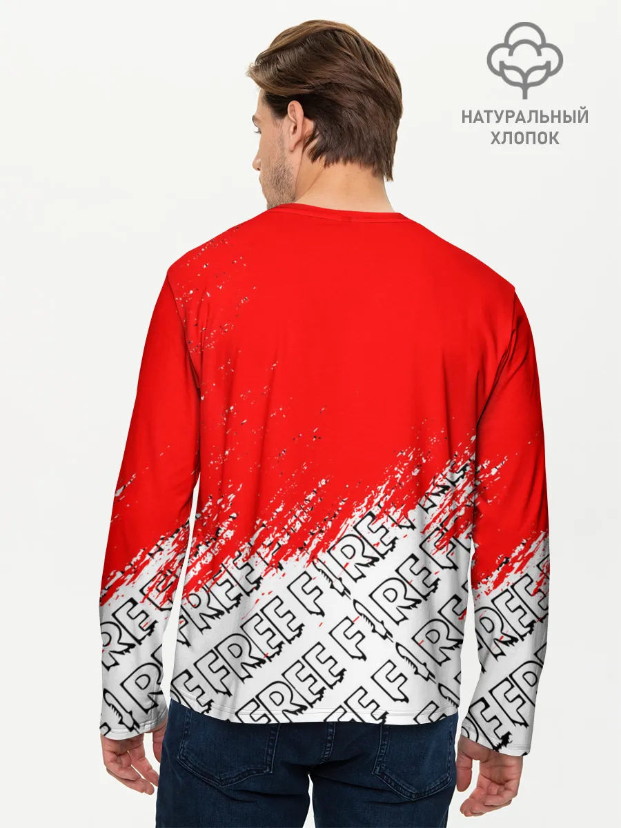 Мужской лонгслив базовый / фри фаер | День Booyah,