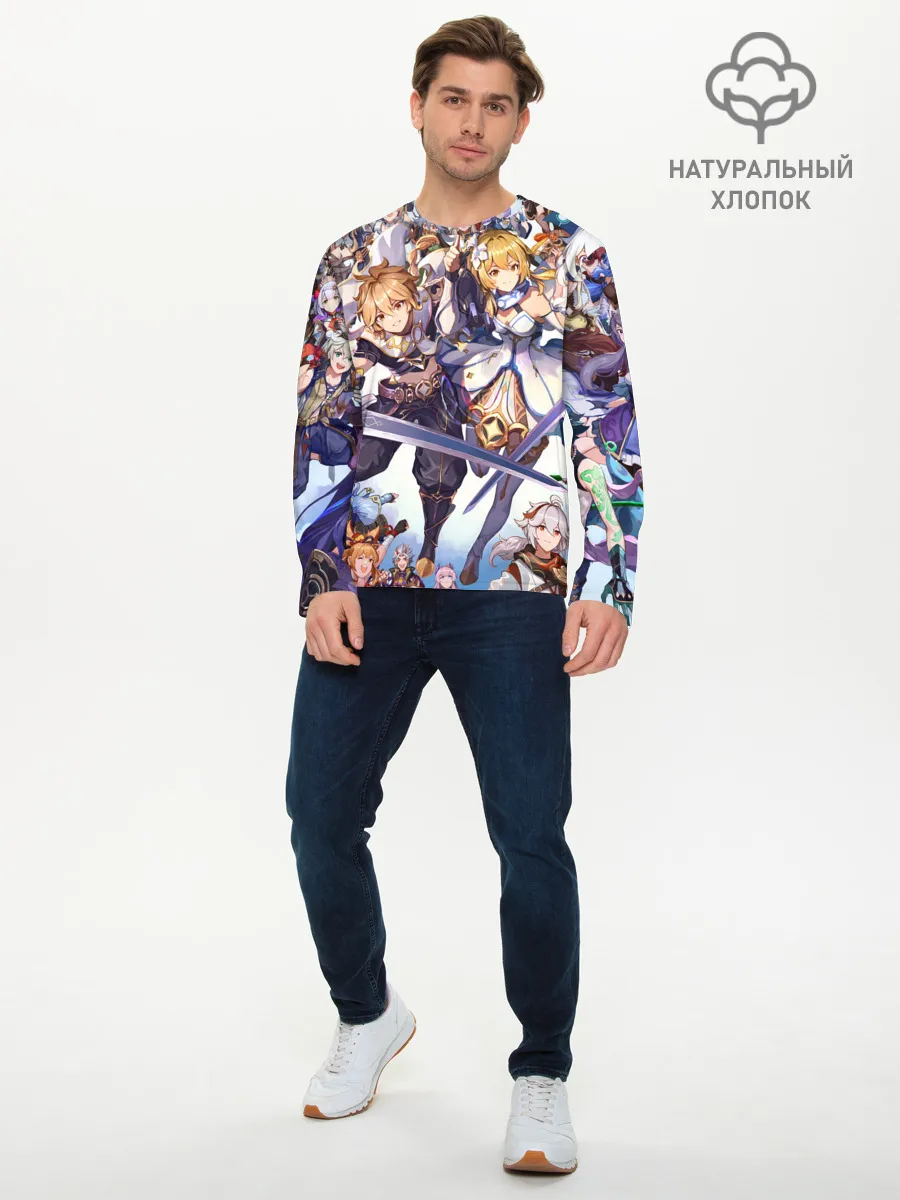Мужской лонгслив базовый / GENSHIN IMPACT ПЕРСОНАЖИ