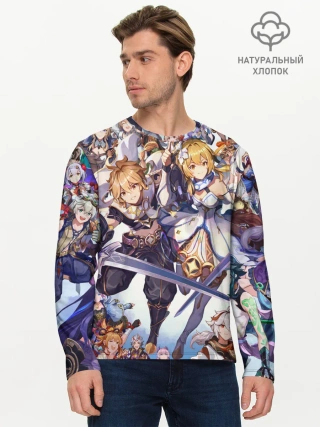 Мужской лонгслив базовый / GENSHIN IMPACT ПЕРСОНАЖИ