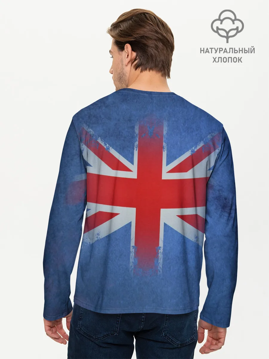 Мужской лонгслив базовый / Mini cooper Великобритания