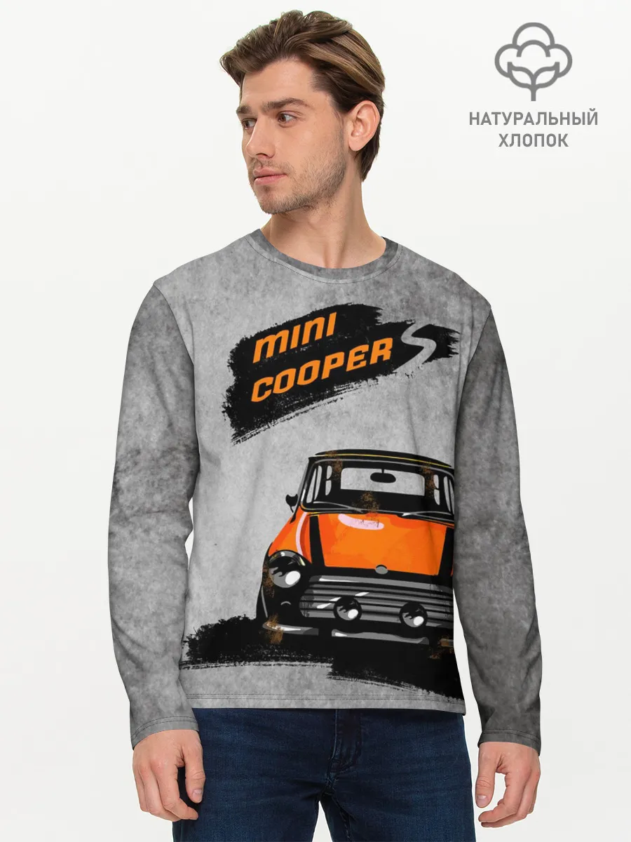 Мужской лонгслив базовый / Maшина Mini