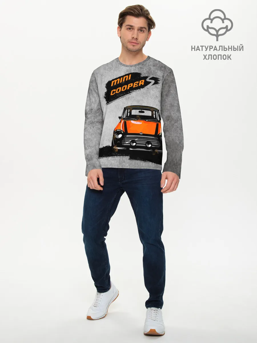 Мужской лонгслив базовый / Maшина Mini