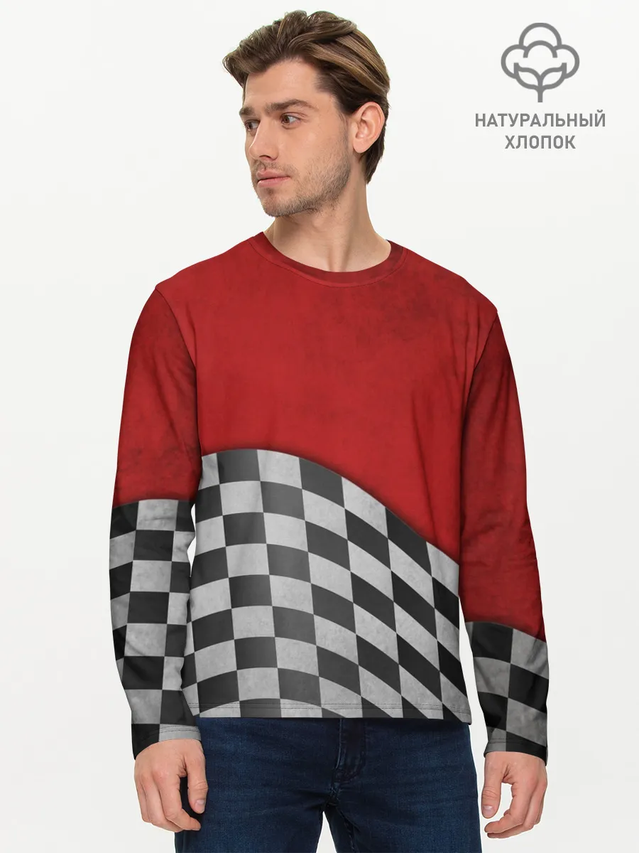 Мужской лонгслив базовый / Финиш