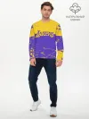 Мужской лонгслив базовый / Kobe Bryant - Los Angeles Lakers - NBA