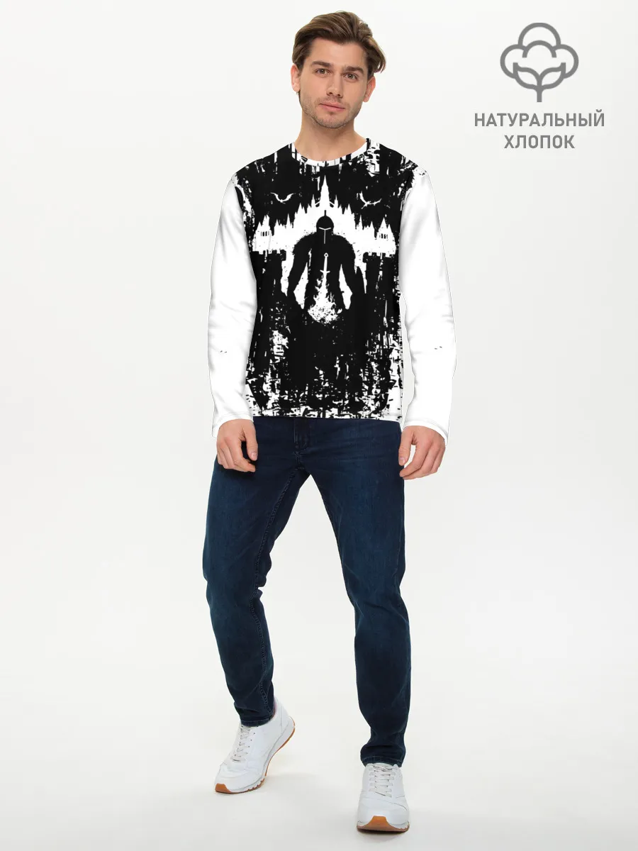 Мужской лонгслив базовый / ТЁМНЫЕ ДУШИ | DARK SOULS