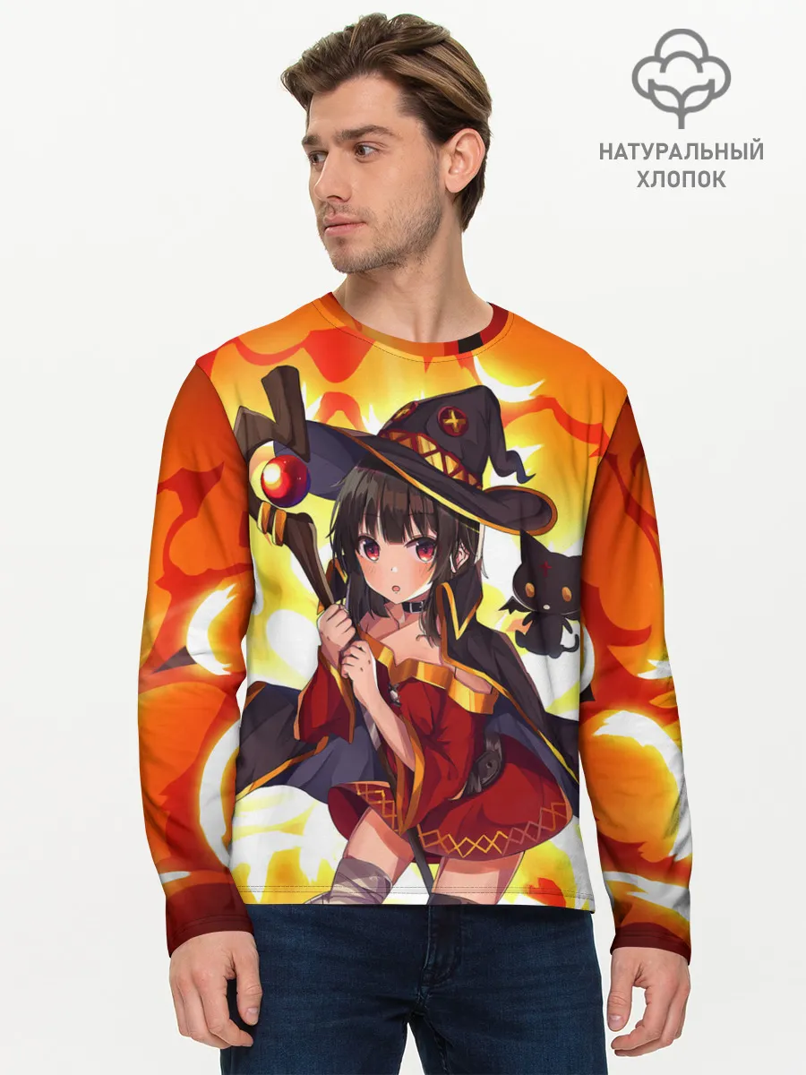 Мужской лонгслив базовый / MeguminYunyun