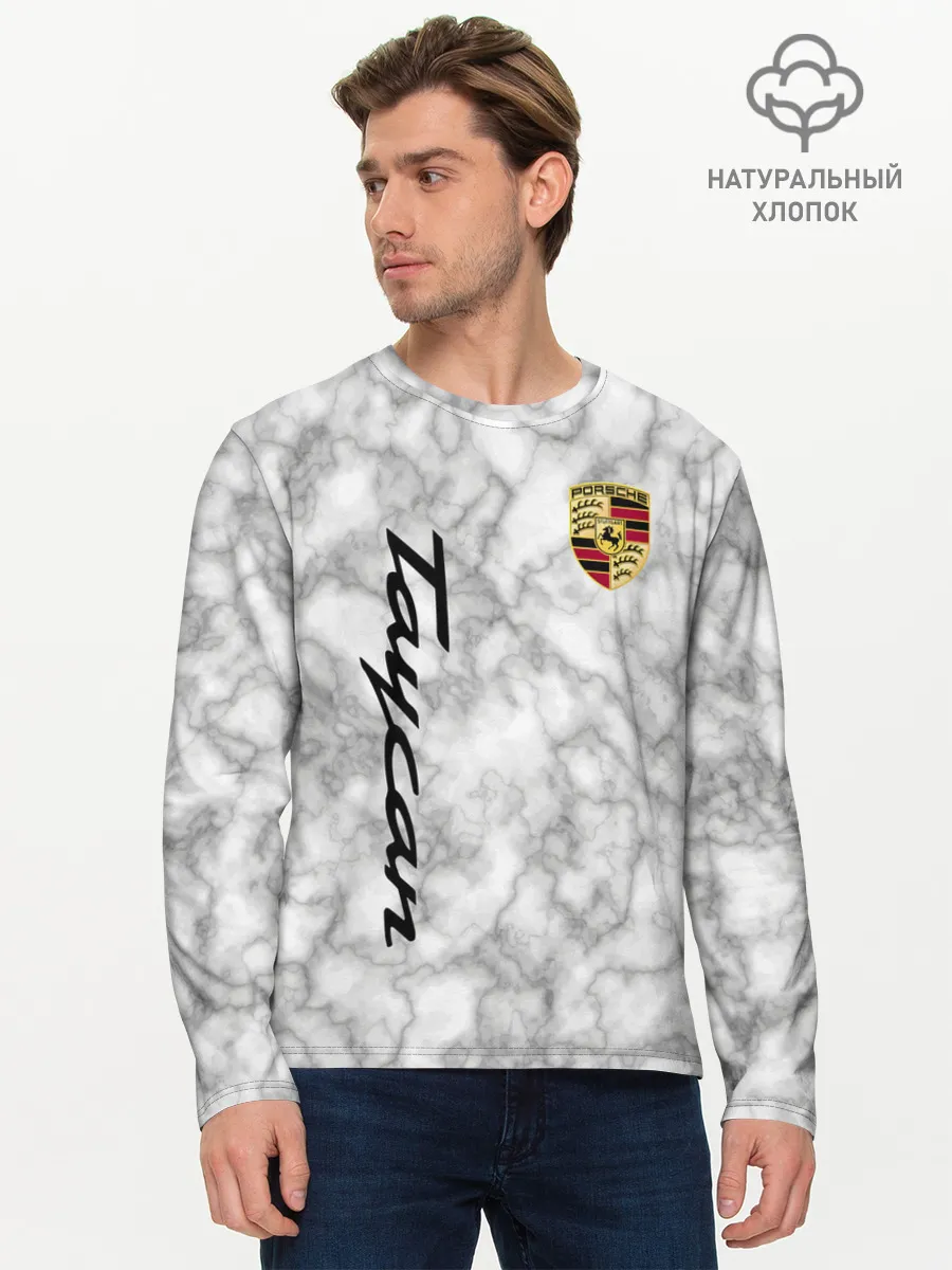 Мужской лонгслив базовый / [Porsche Taycan] Как у Литвина