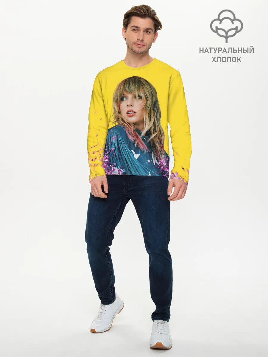 Мужской лонгслив базовый / Красотка Тейлор