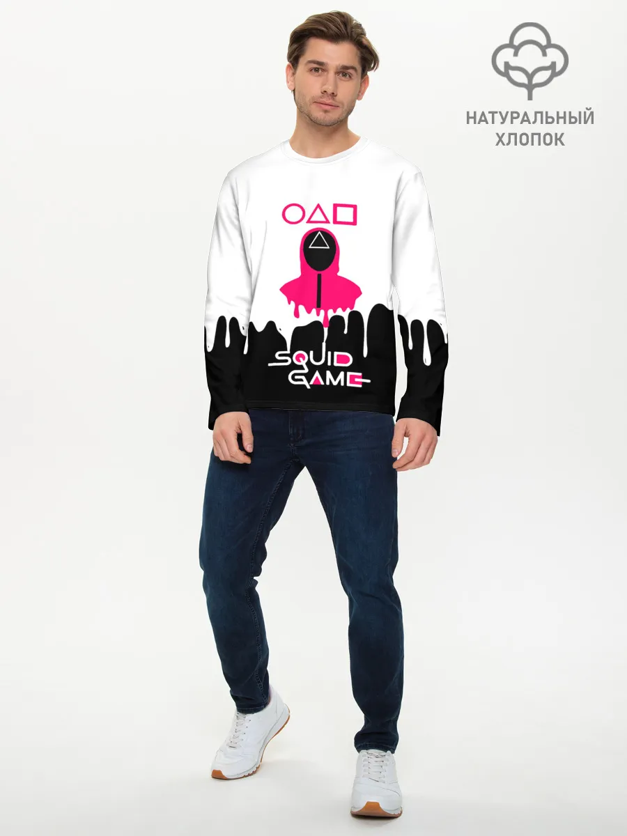 Мужской лонгслив базовый / Игра в кальмара