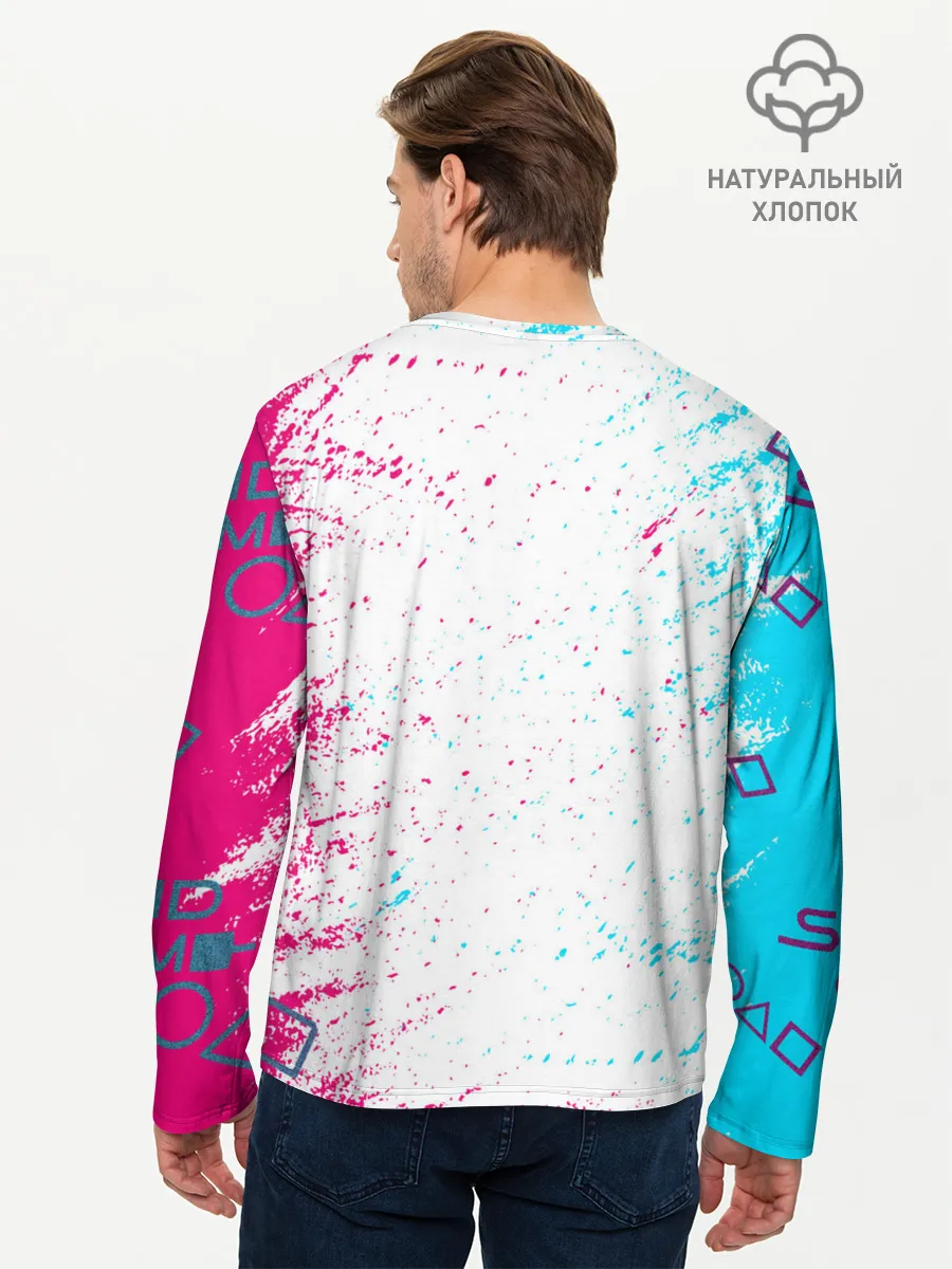 Мужской лонгслив базовый / Игра в кальмара | Squid Game | КУКЛА