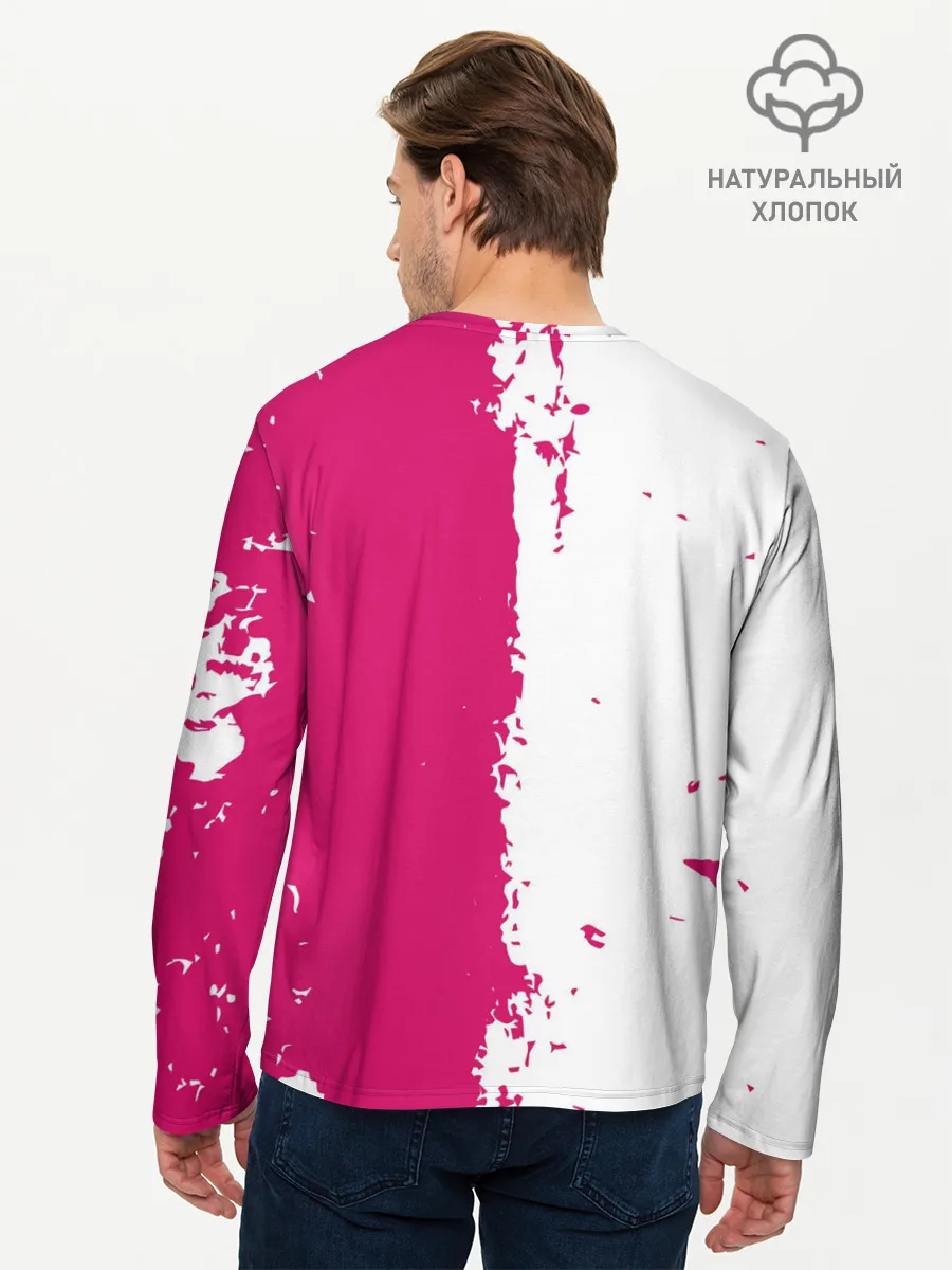 Мужской лонгслив базовый / Игра в кальмара геометрические фигуры