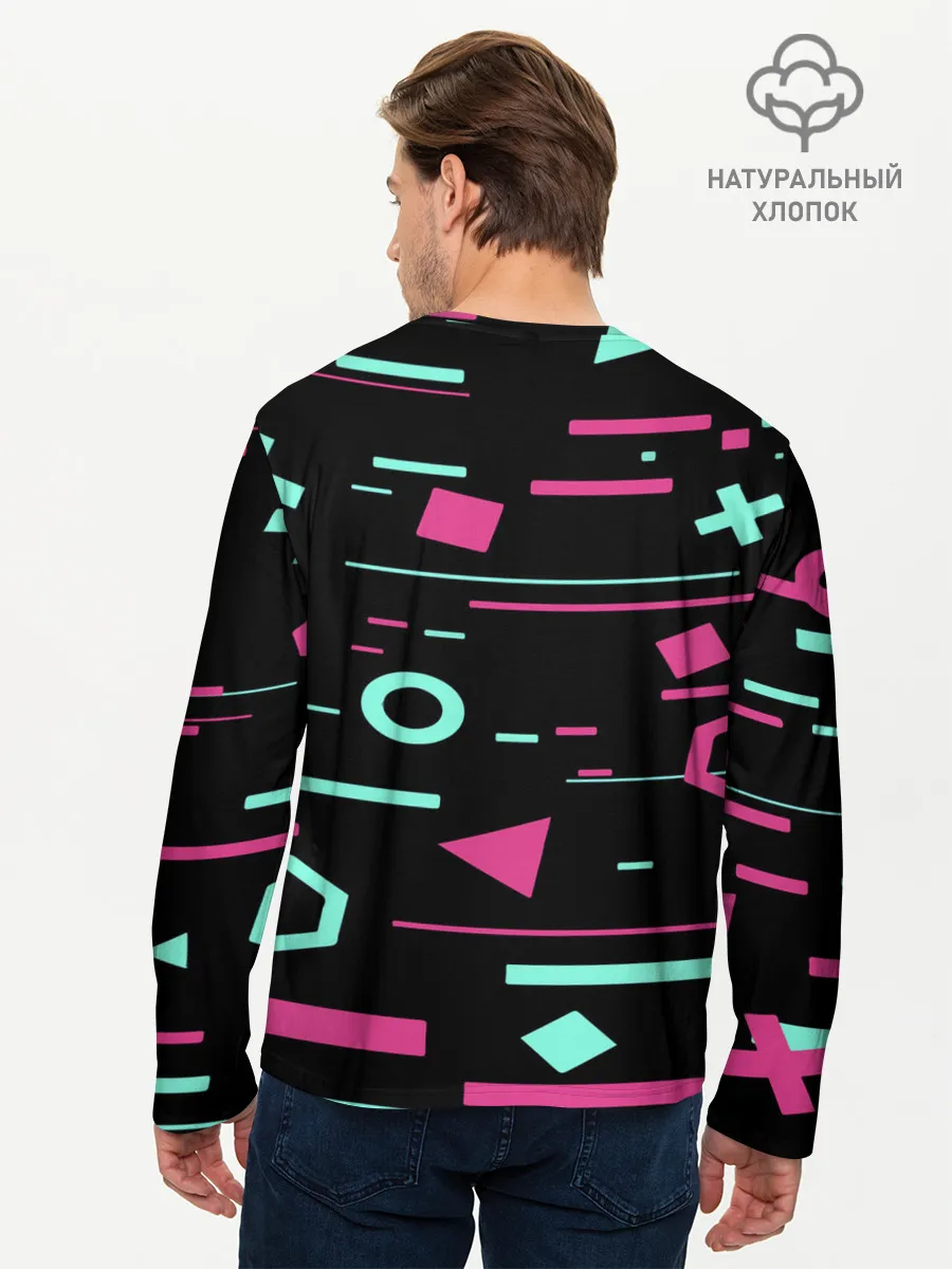 Мужской лонгслив базовый / Игра в кальмара |