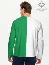Мужской лонгслив базовый / Зелёная Ёлочка