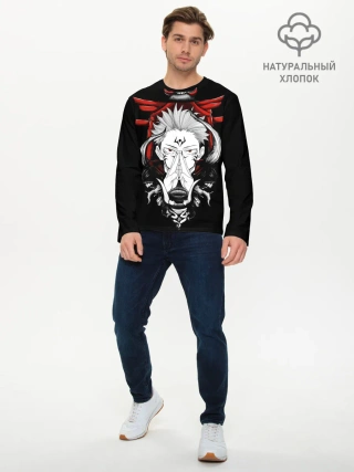 Мужской лонгслив базовый / ЗАКЛИНАНИЕ ИТАДОРИ СУКУНА