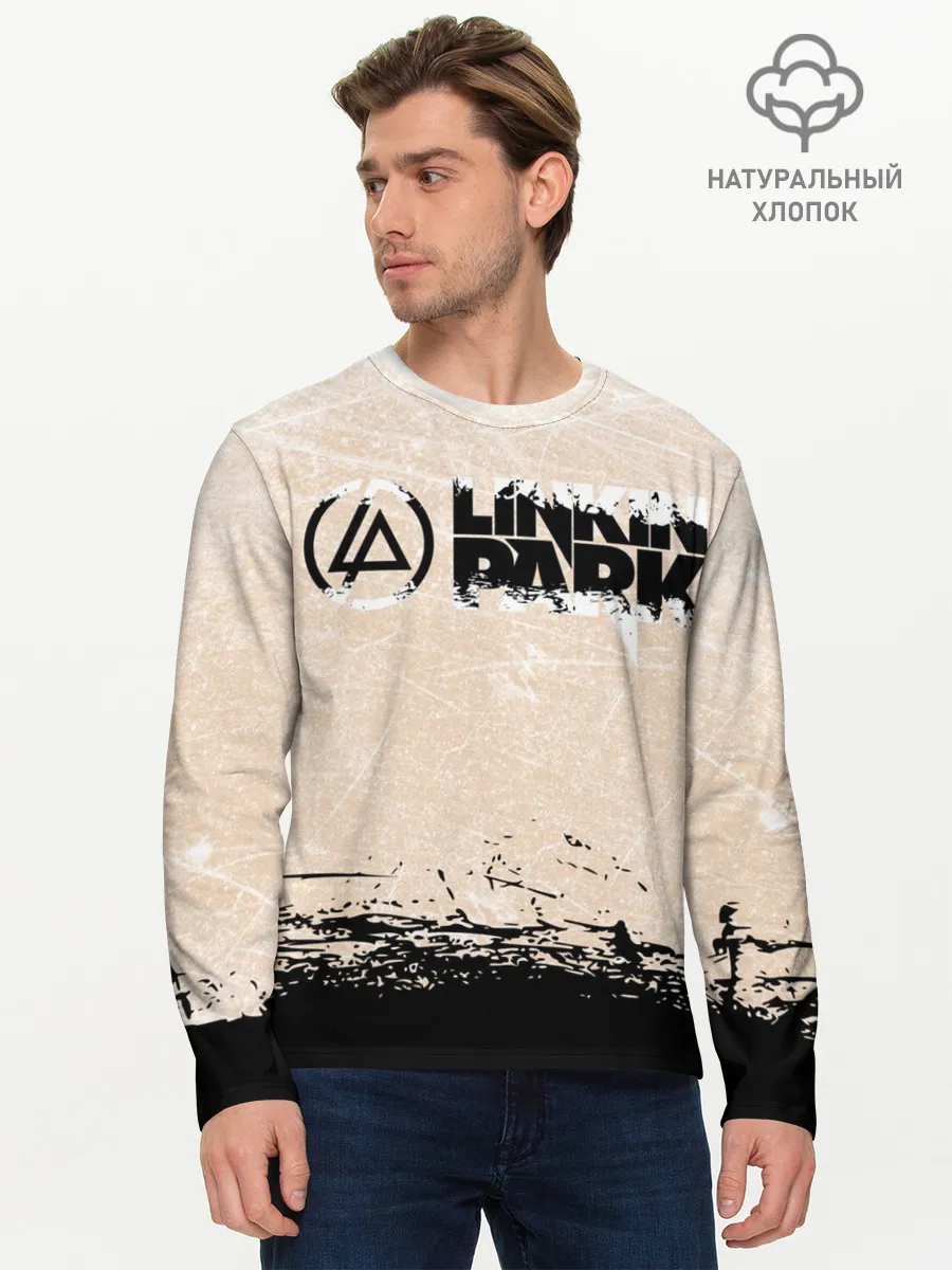 Мужской лонгслив базовый / Linkin Park | Рок Группа Линкин Парк