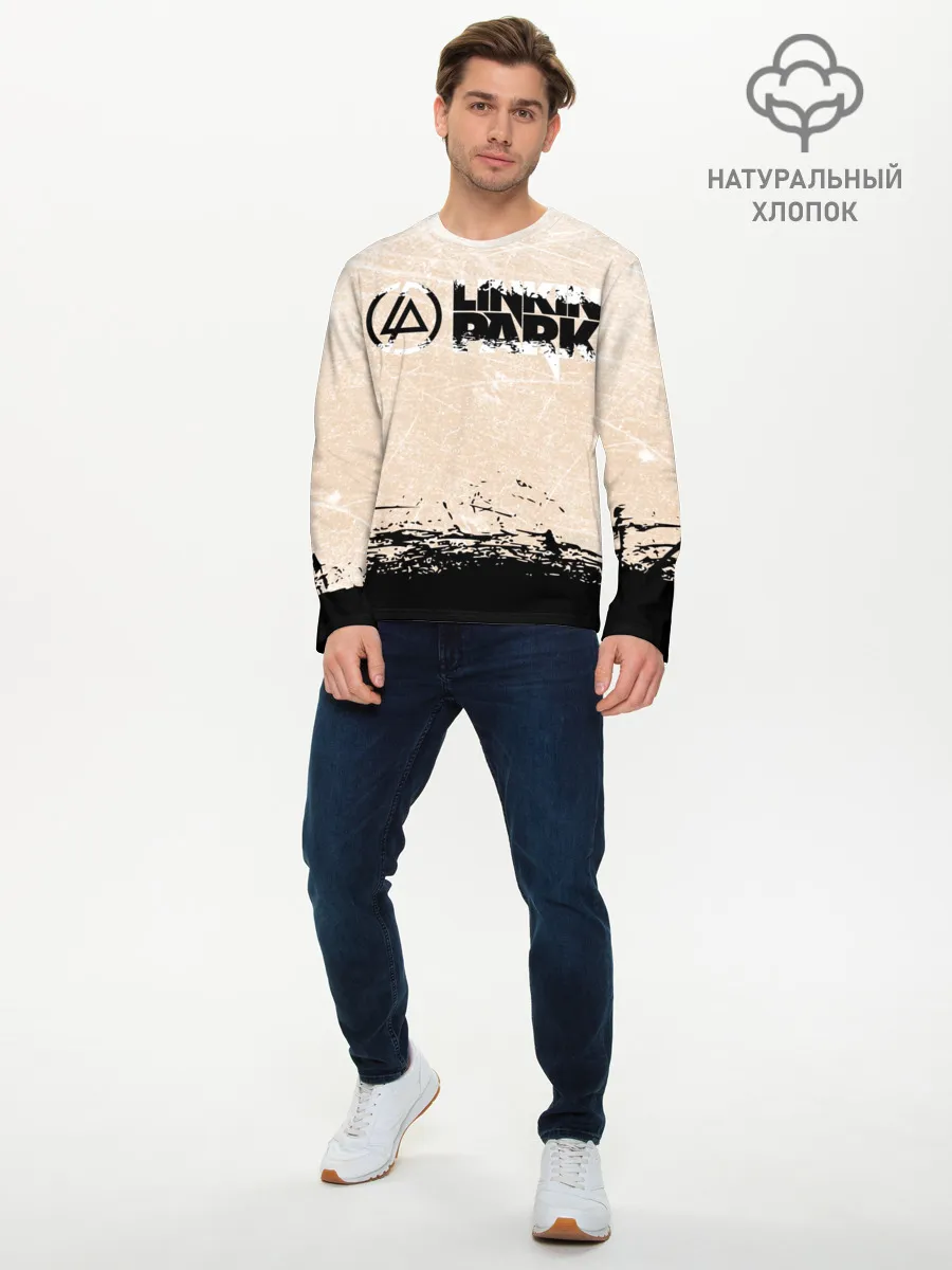 Мужской лонгслив базовый / Linkin Park | Рок Группа Линкин Парк