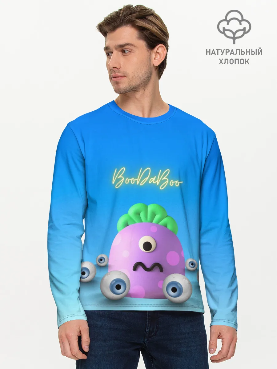 Мужской лонгслив базовый / Монстр буДАбу