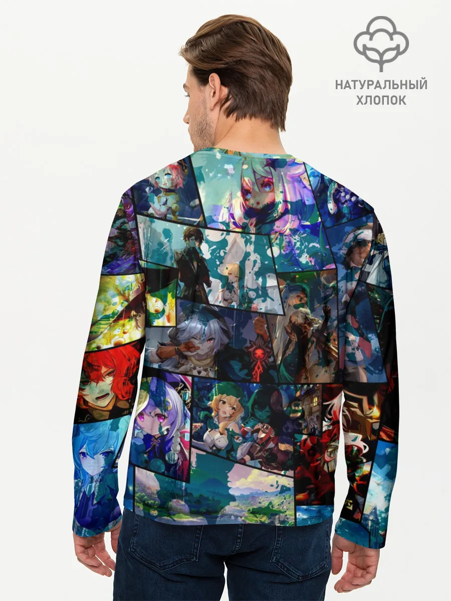 Мужской лонгслив базовый / Гань Юй, Ganyu