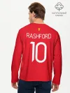 Мужской лонгслив базовый / Маркус Рашфорд, Манчестер Юнайтед