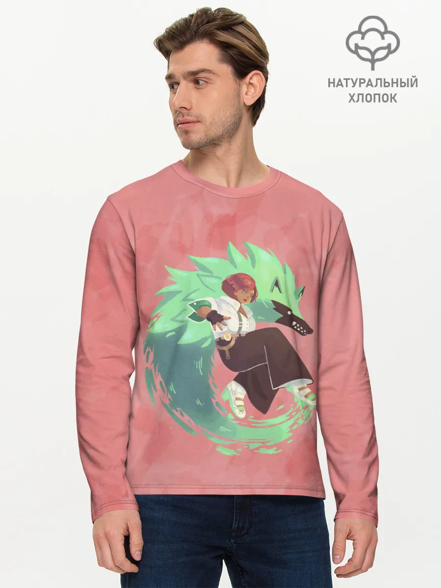 Мужской лонгслив базовый / Офицер Джованна