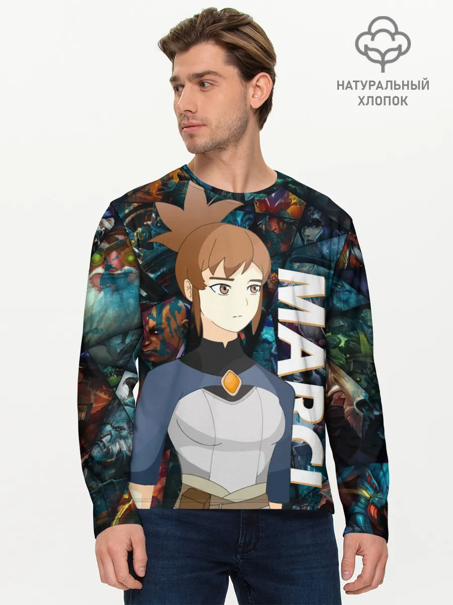 Мужской лонгслив базовый / Марси Dota 2