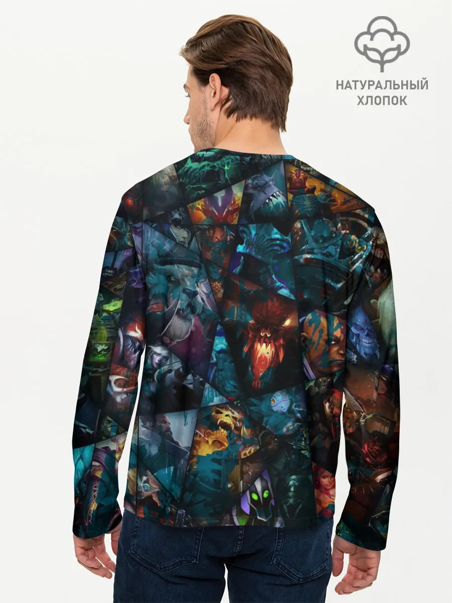 Мужской лонгслив базовый / Марси Dota 2