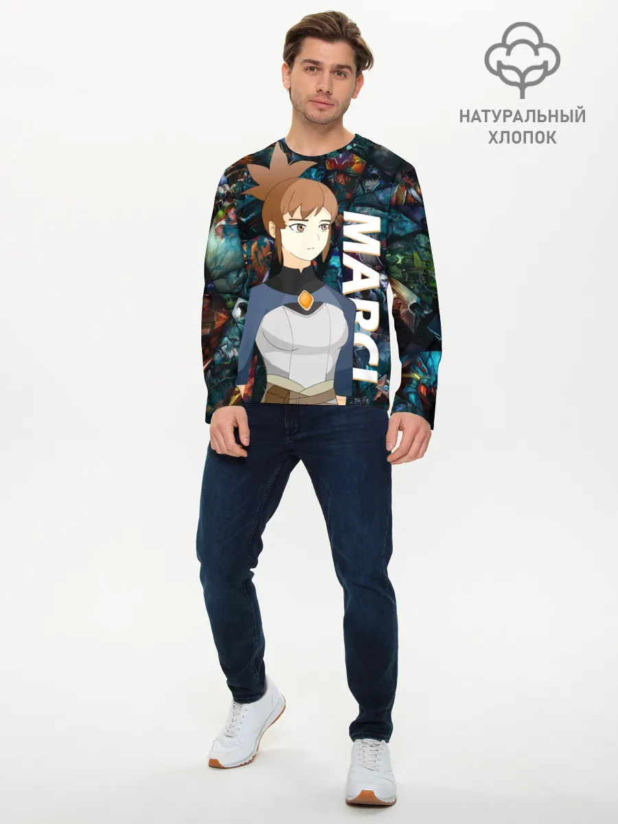 Мужской лонгслив базовый / Марси Dota 2