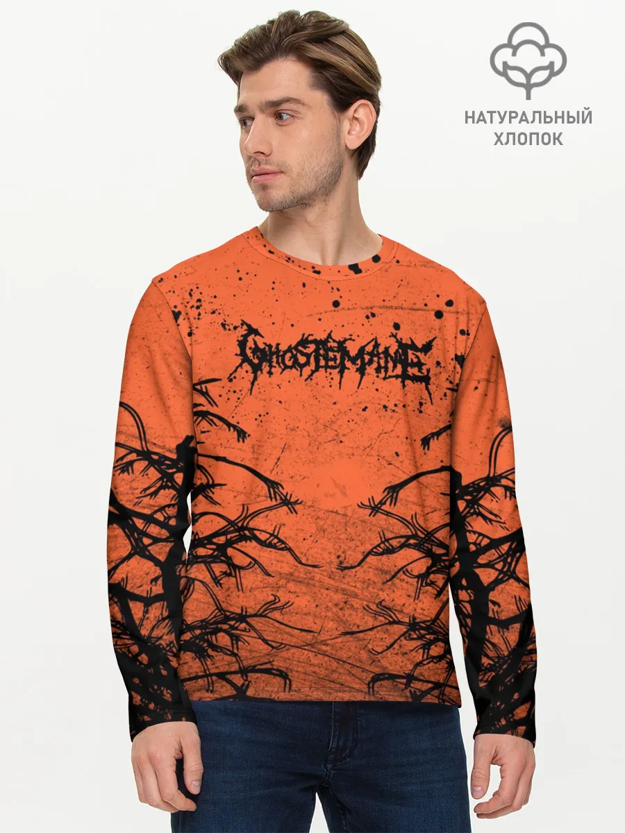 Мужской лонгслив базовый / Ghostemane Forest Grunge | Гостмейн Лес