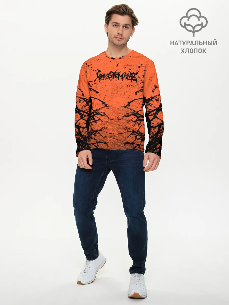 Мужской лонгслив базовый / Ghostemane Forest Grunge | Гостмейн Лес