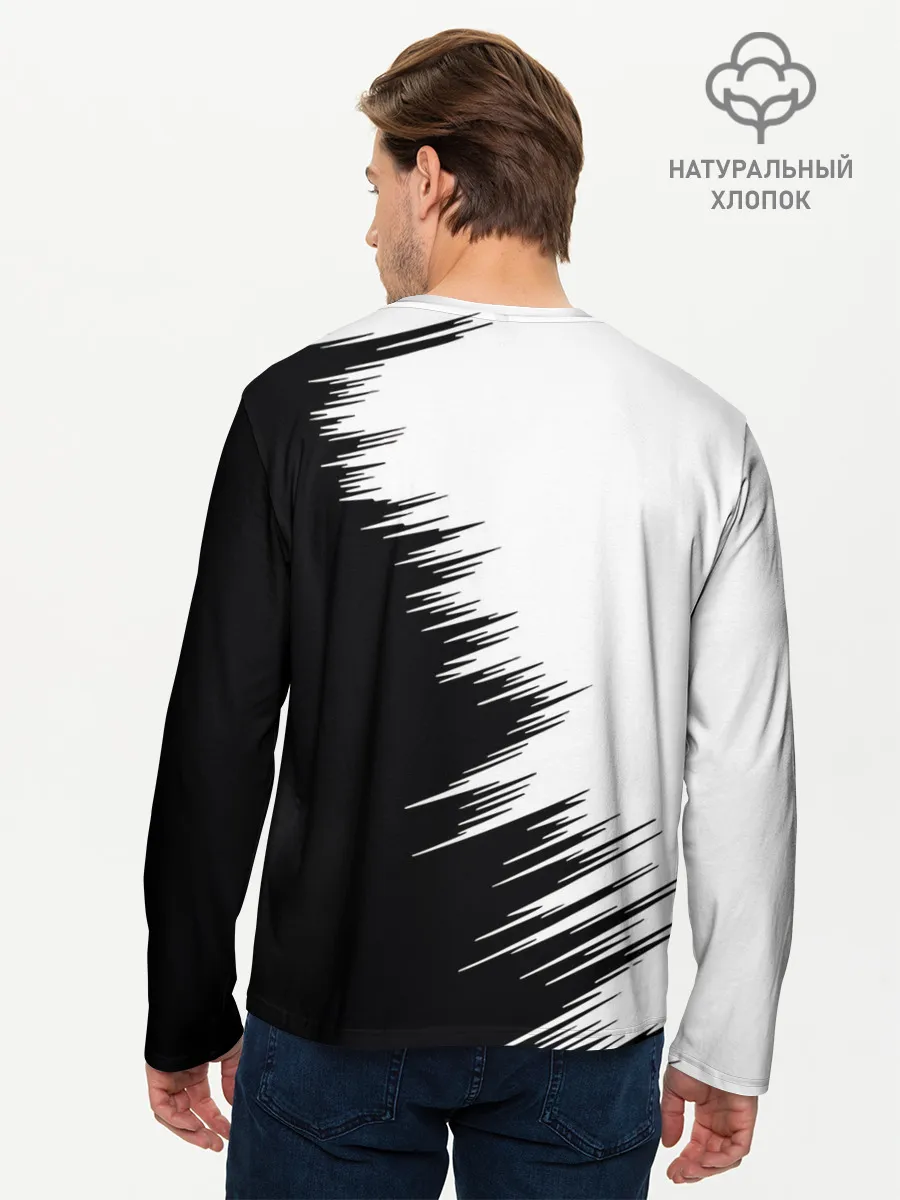 Мужской лонгслив базовый / mercedes benz