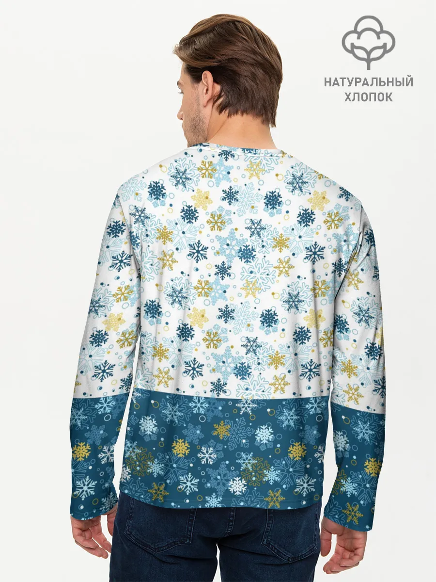 Мужской лонгслив базовый / Весёлый Оленёнок