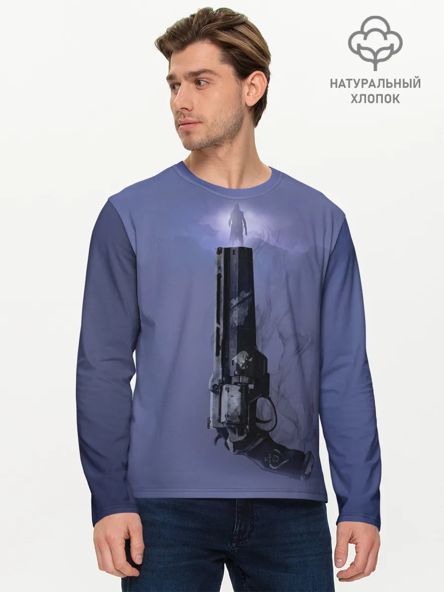 Мужской лонгслив базовый / DESTINY 2 КЕЙД 6 И ЕГО РЕВОЛЬВЕР