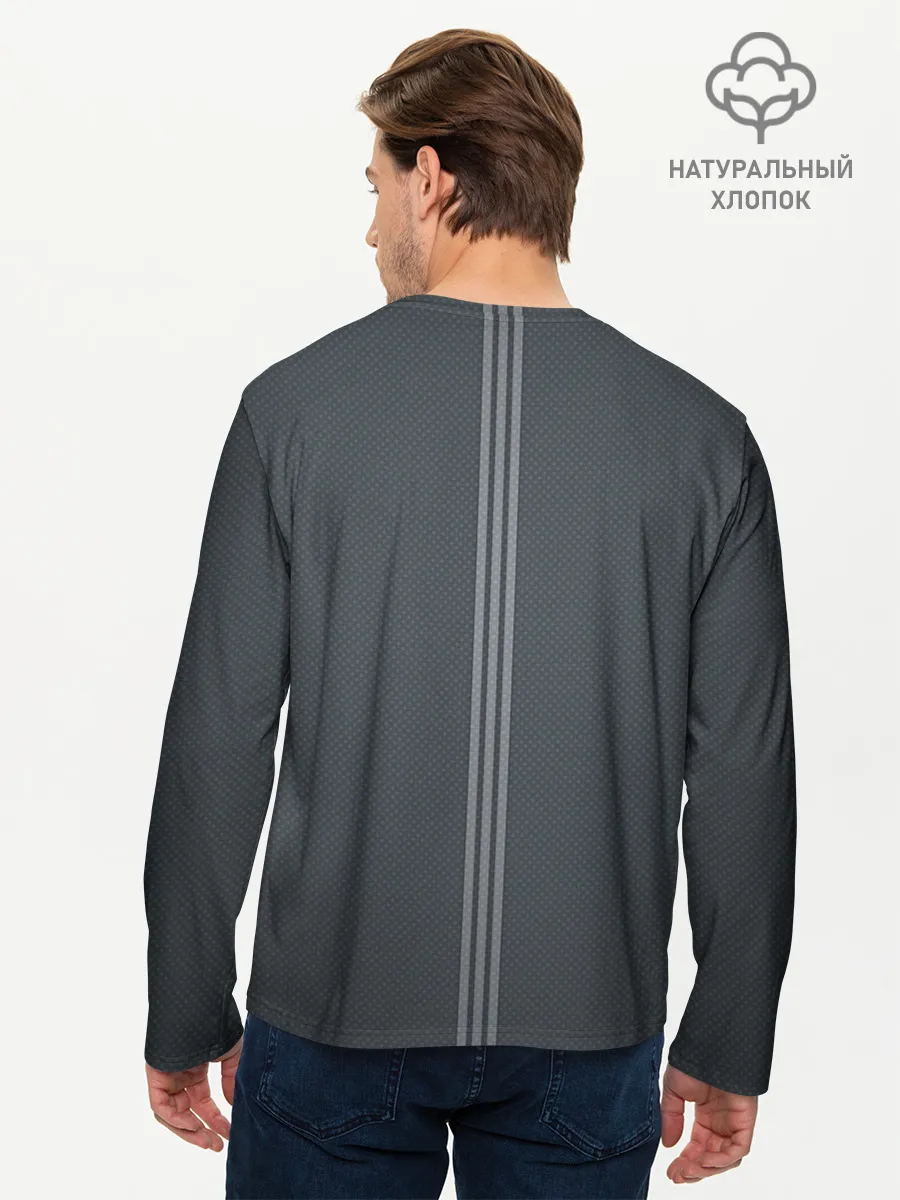 Мужской лонгслив базовый / Герб Российской Федерации