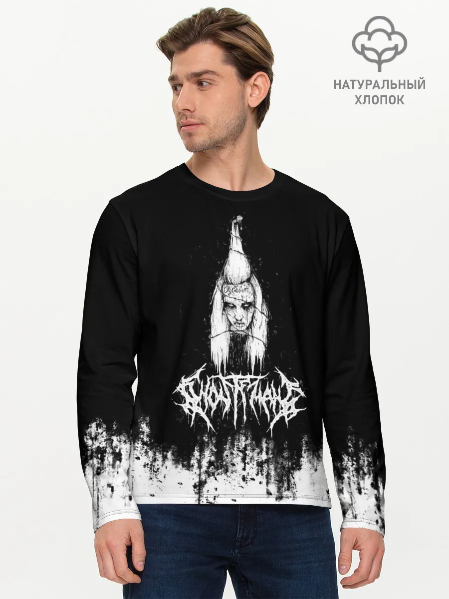 Мужской лонгслив базовый / GHOSTEMANE Hip-Hop Grunge | Гостмейн