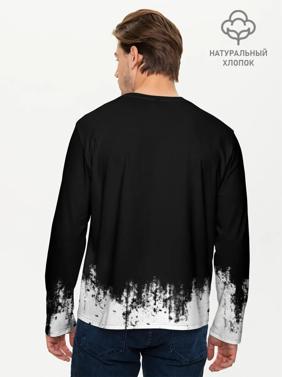 Мужской лонгслив базовый / GHOSTEMANE Hip-Hop Grunge | Гостмейн