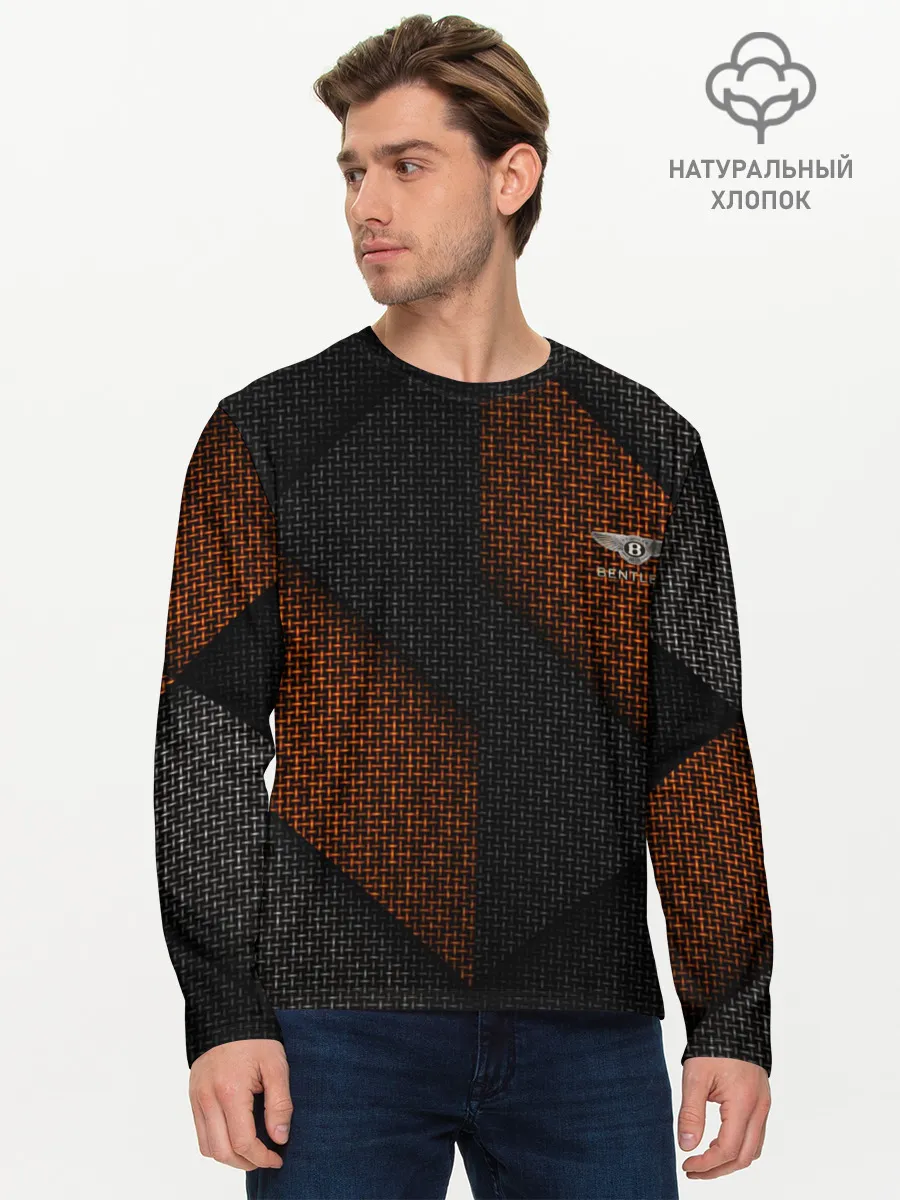 Мужской лонгслив базовый / Фантазия на тему Bentley