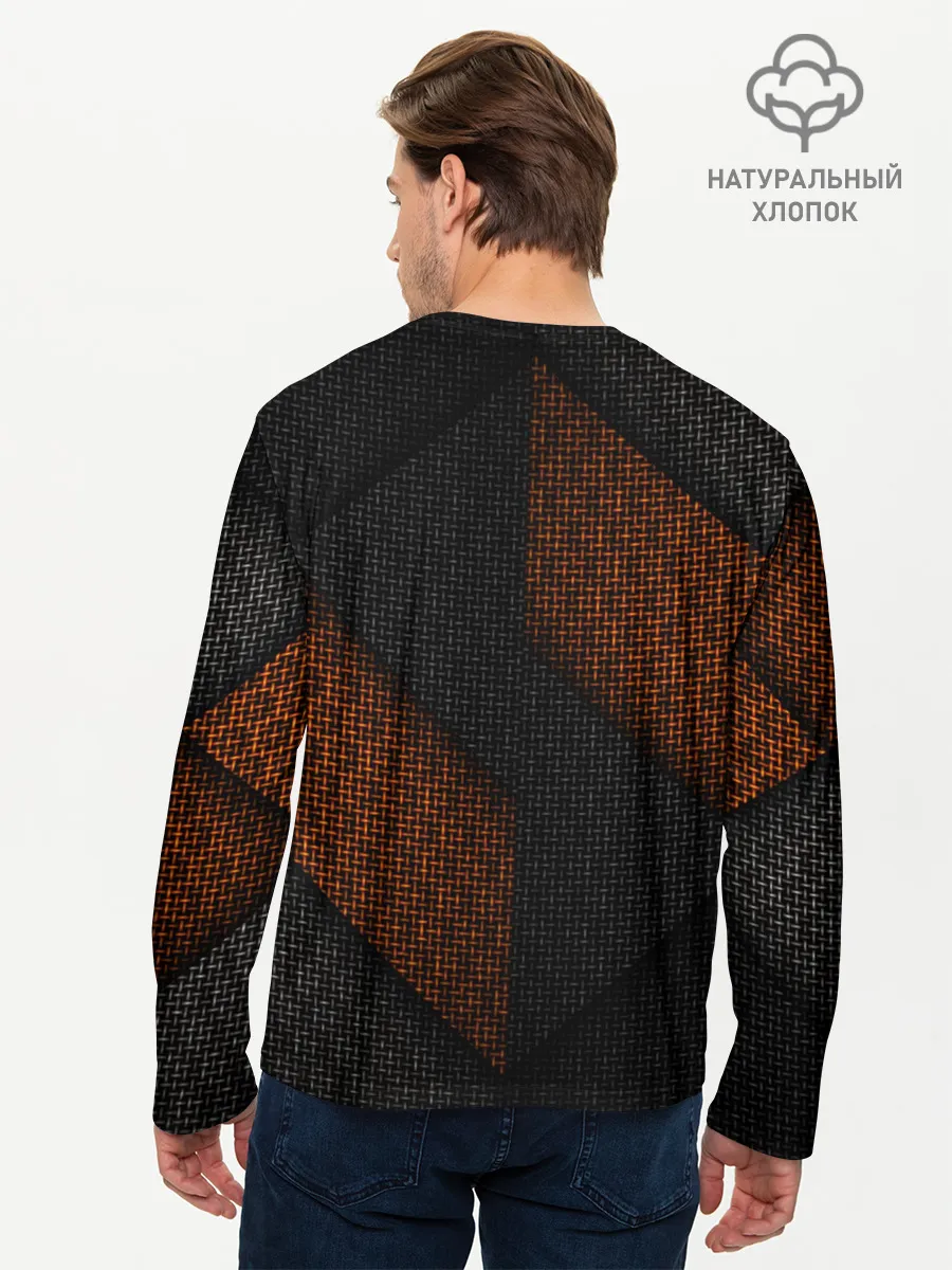 Мужской лонгслив базовый / Фантазия на тему Bentley