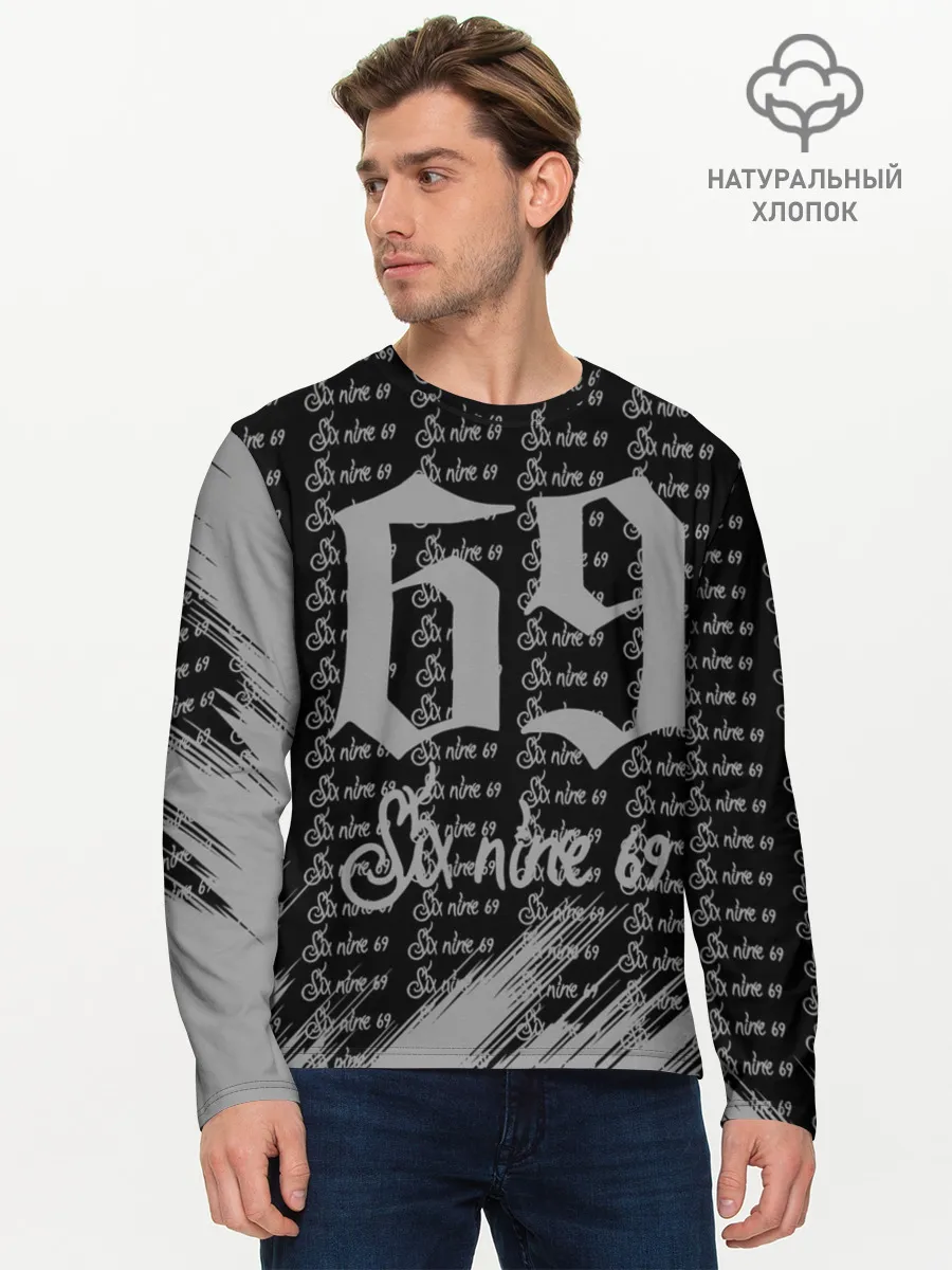 Мужской лонгслив базовый / 6IX9INE GOOBA,