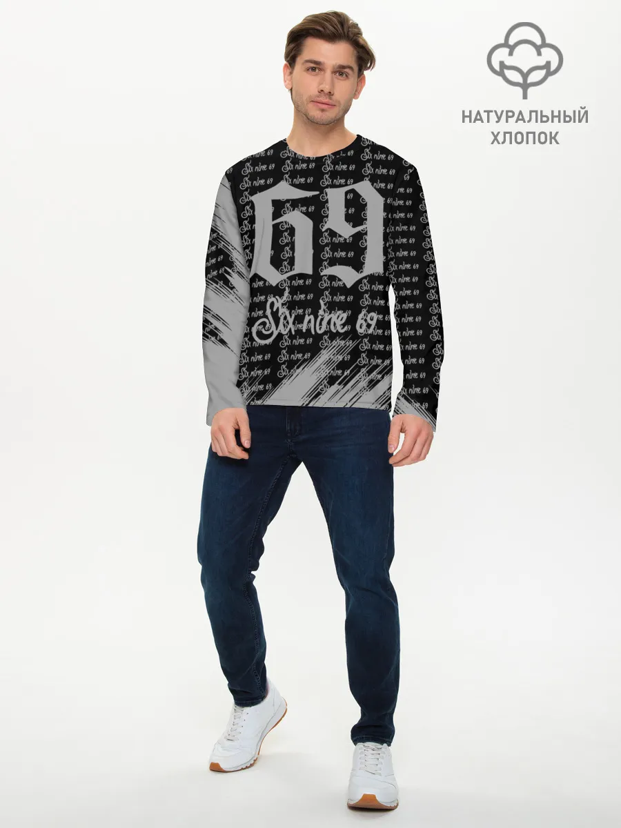 Мужской лонгслив базовый / 6IX9INE GOOBA,