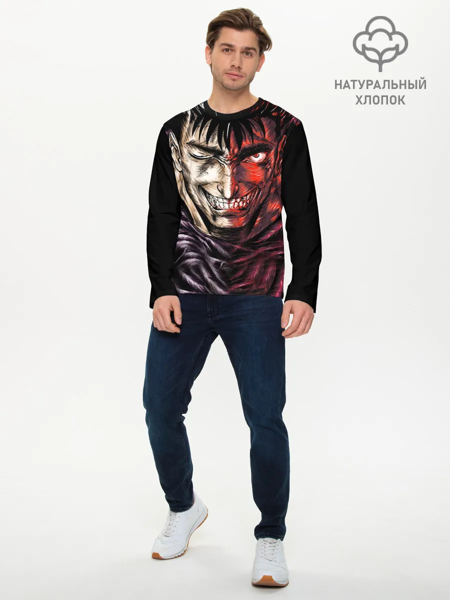 Мужской лонгслив базовый / BERSERK | БЕРСЕРК ЯРОСТЬ