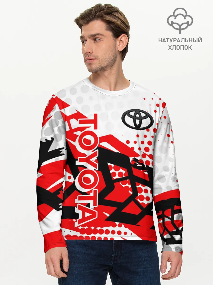 Мужской лонгслив базовый / Toyota
