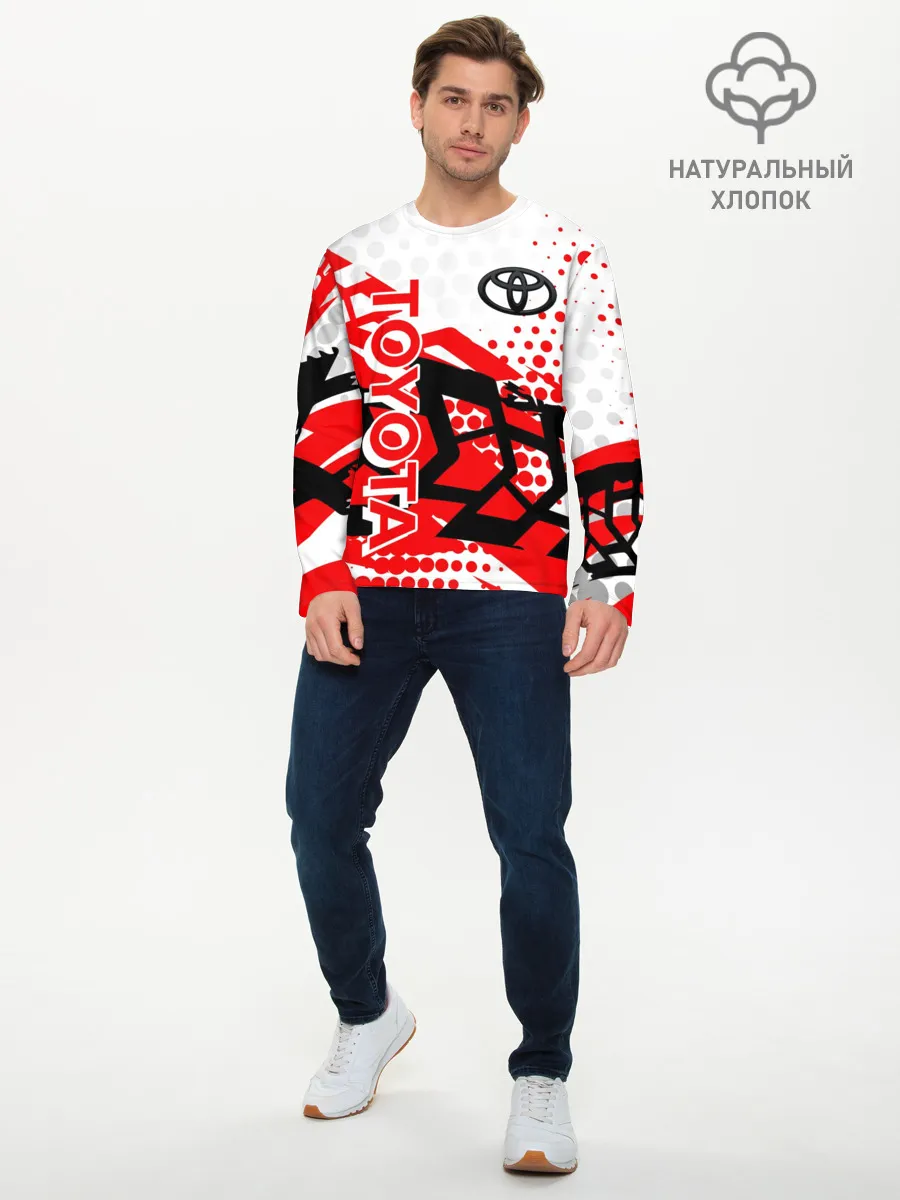 Мужской лонгслив базовый / Toyota